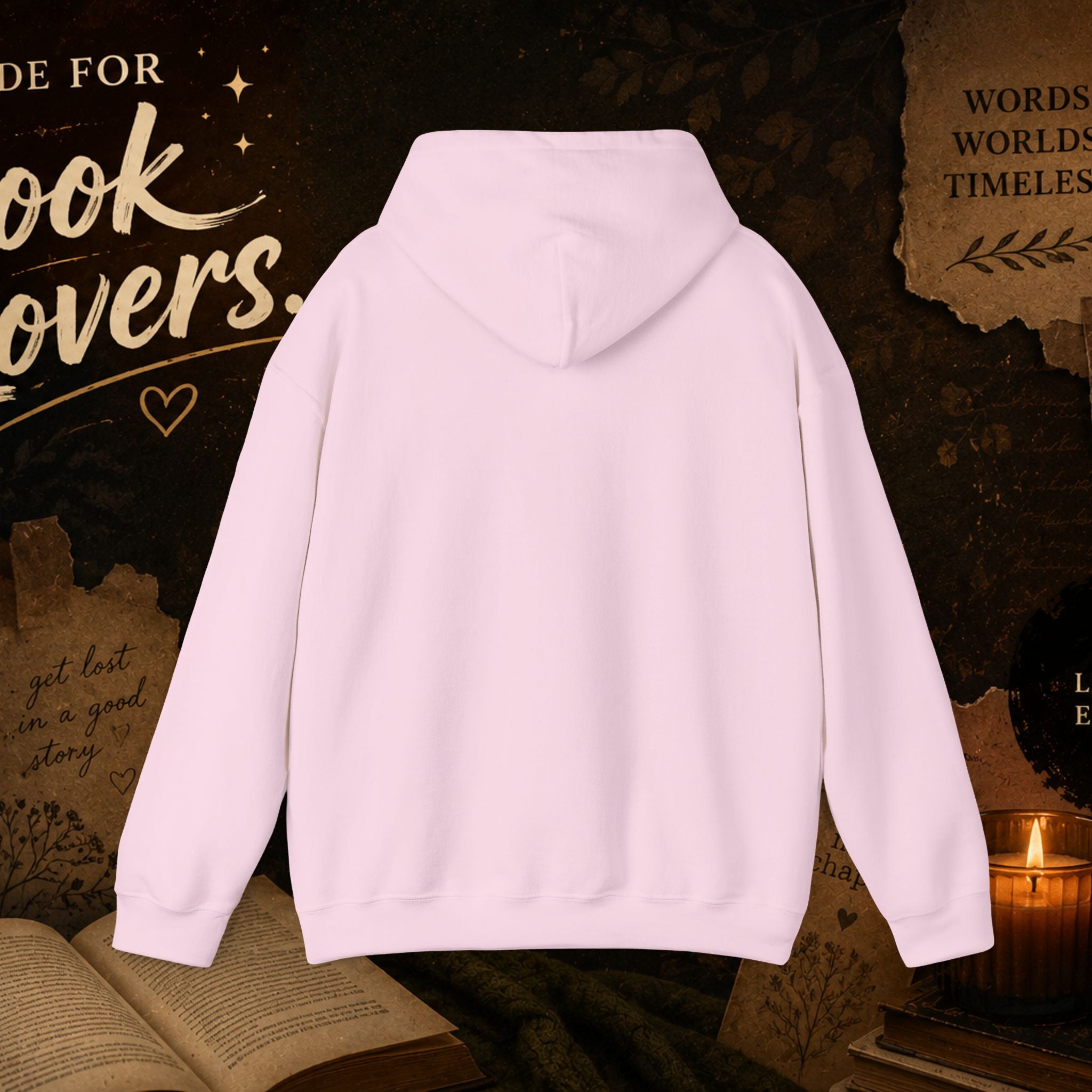 Booktrovert Hoodie — Cozy Reading Sweatshirt with Floral Open-Book Design