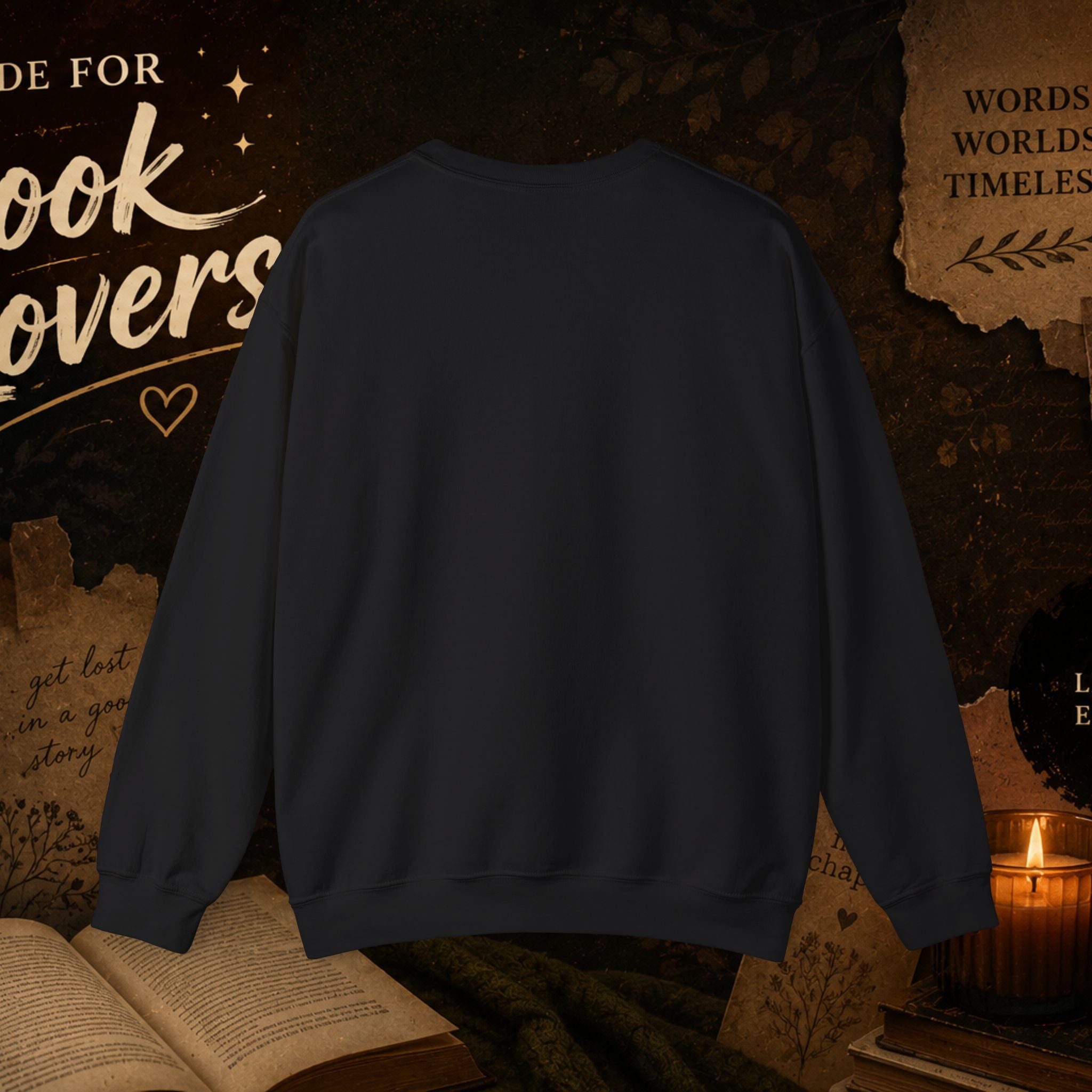 Crewneck Sweatshirt — "Good Girls Read Dirty Books" Literary Cozy Pullover