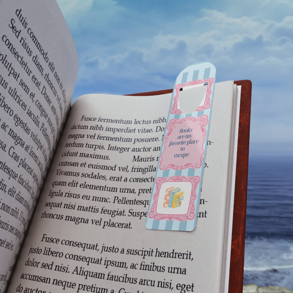 Books Are My Favorite Place to Escape - Cute Pastel Bookmark