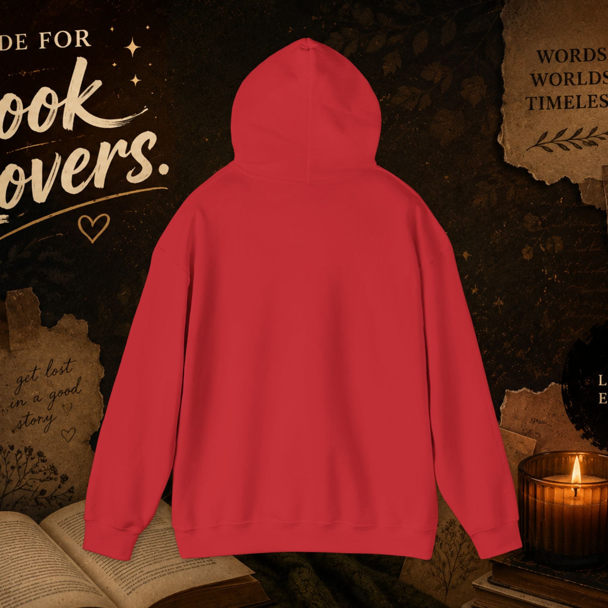 Booktrovert Hoodie — Cozy Reading Sweatshirt with Floral Open-Book Design