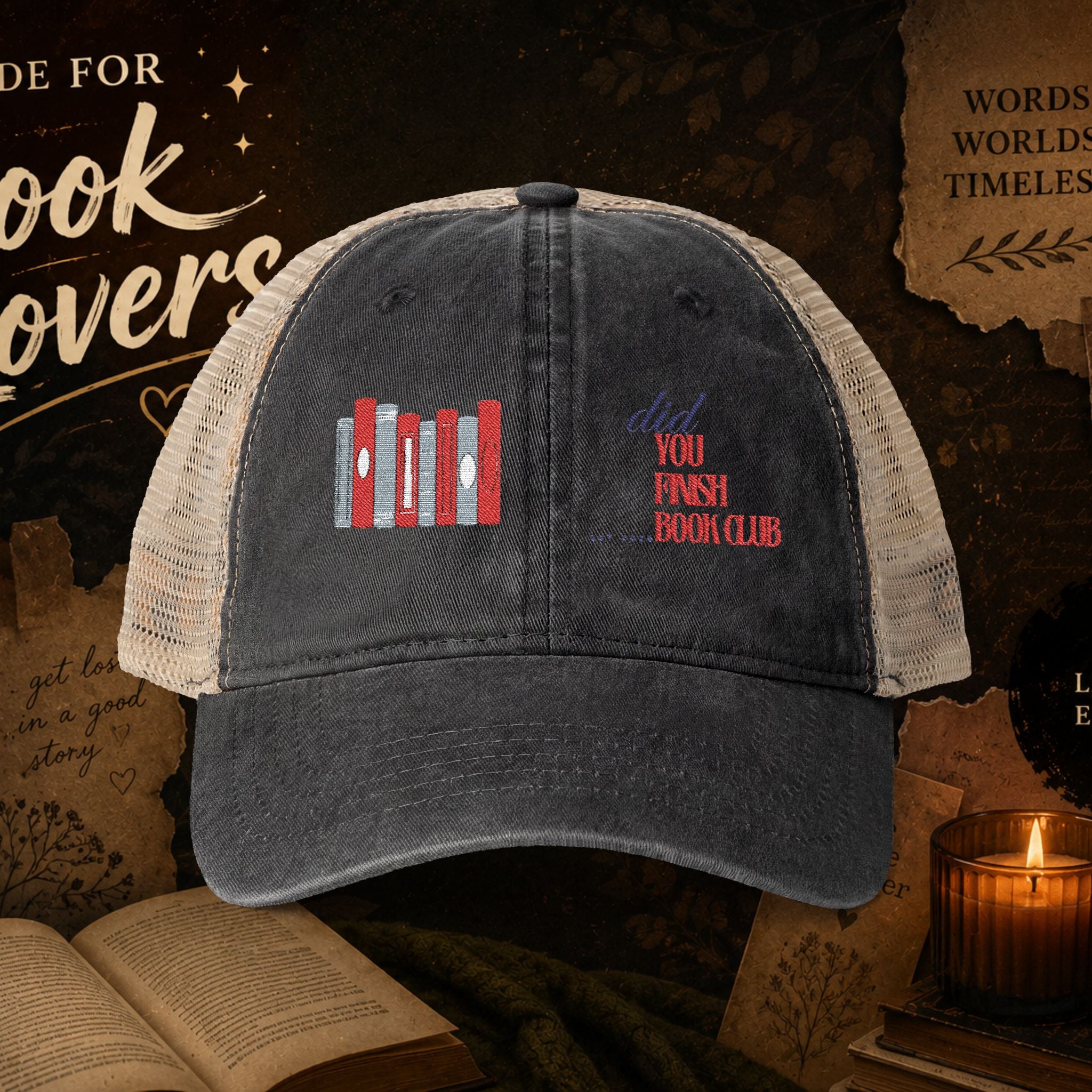 Women's Washed Mesh-Back Cap