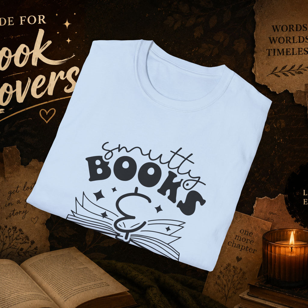 Books & Coffee Please T-Shirt — Funny Book Lover Tee for Readers and Coffee Fans