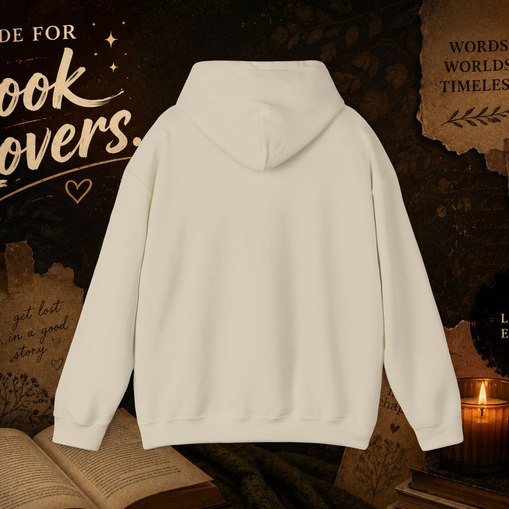 Booktrovert Hoodie — Cozy Reading Sweatshirt with Floral Open-Book Design
