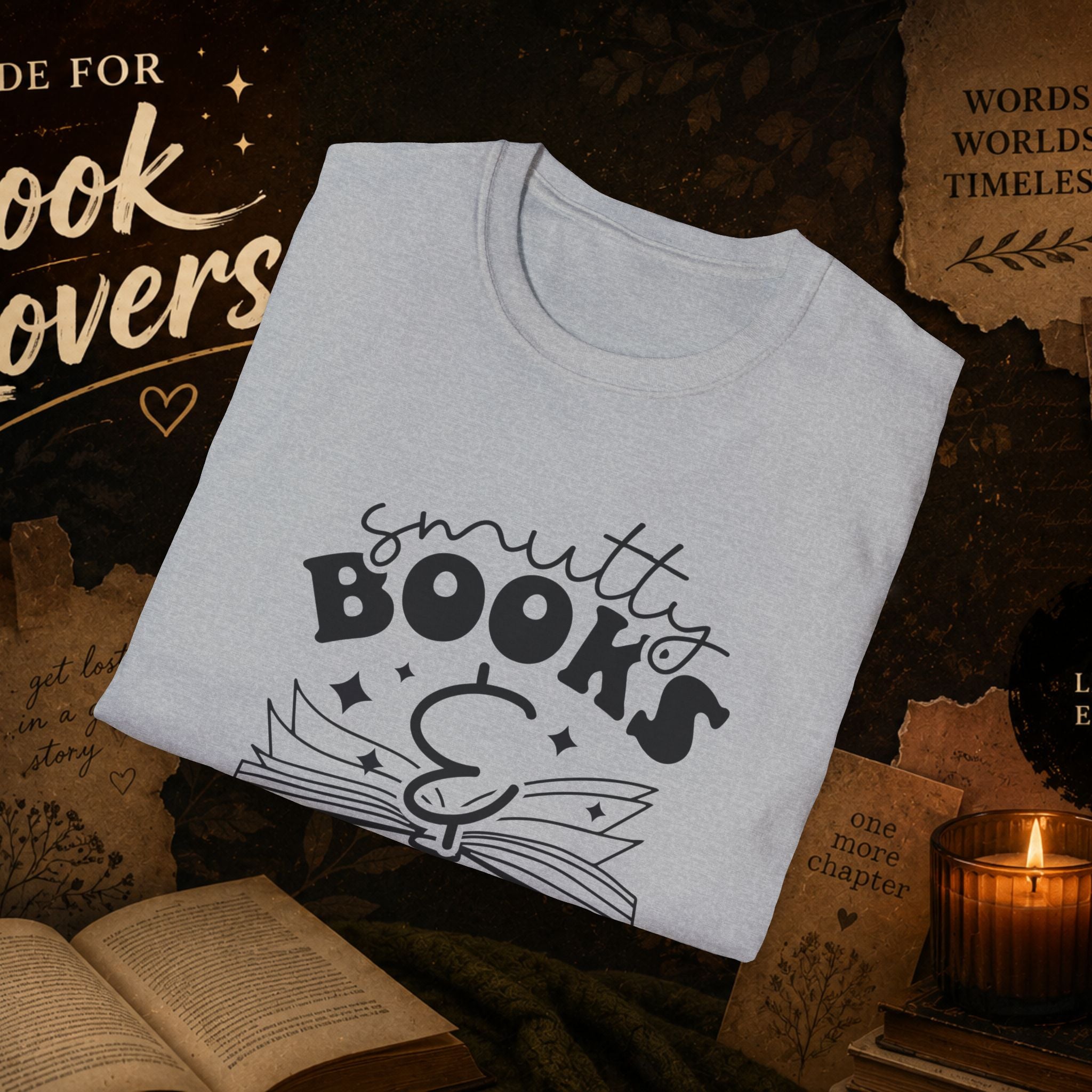 Books & Coffee Please T-Shirt — Funny Book Lover Tee for Readers and Coffee Fans