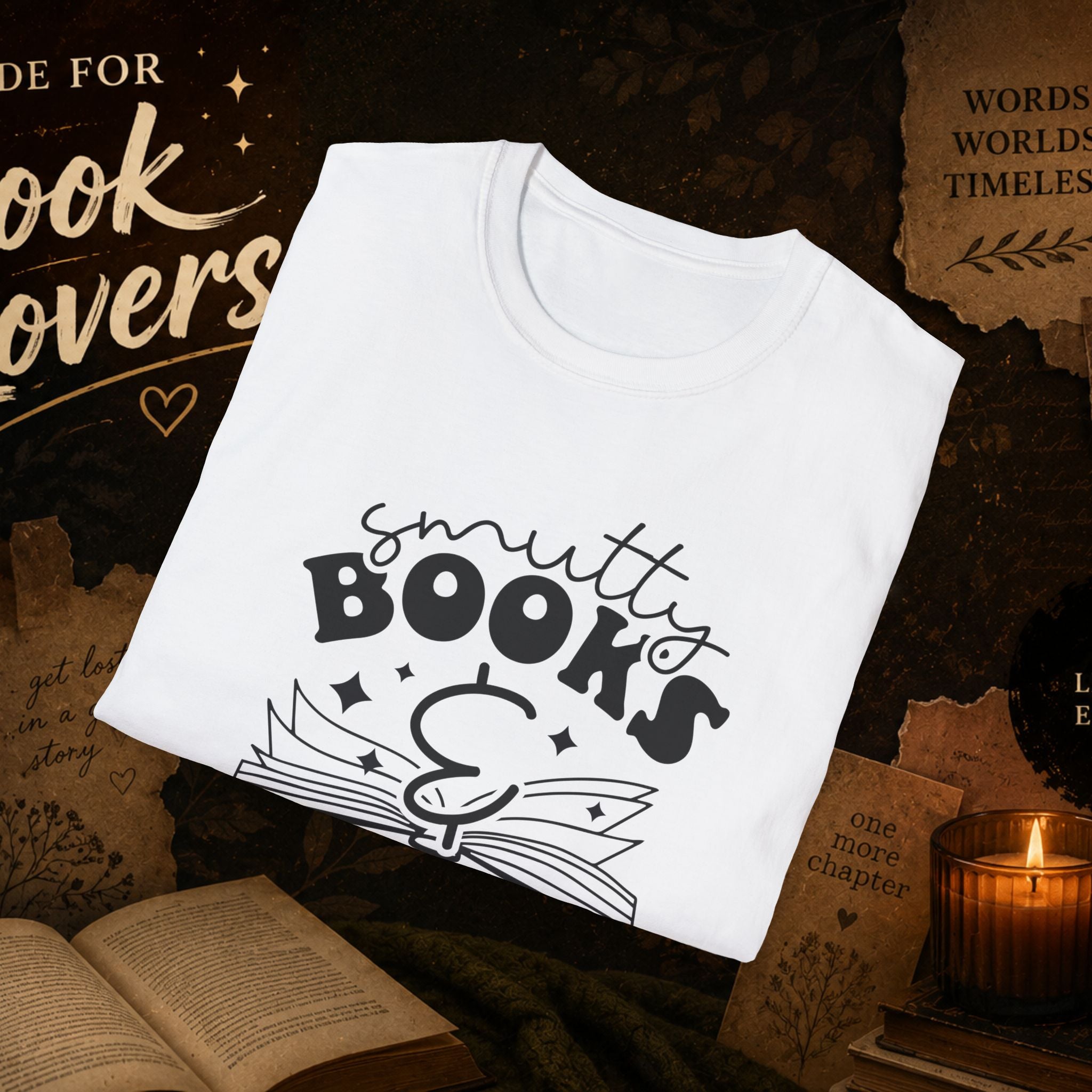 Books & Coffee Please T-Shirt — Funny Book Lover Tee for Readers and Coffee Fans