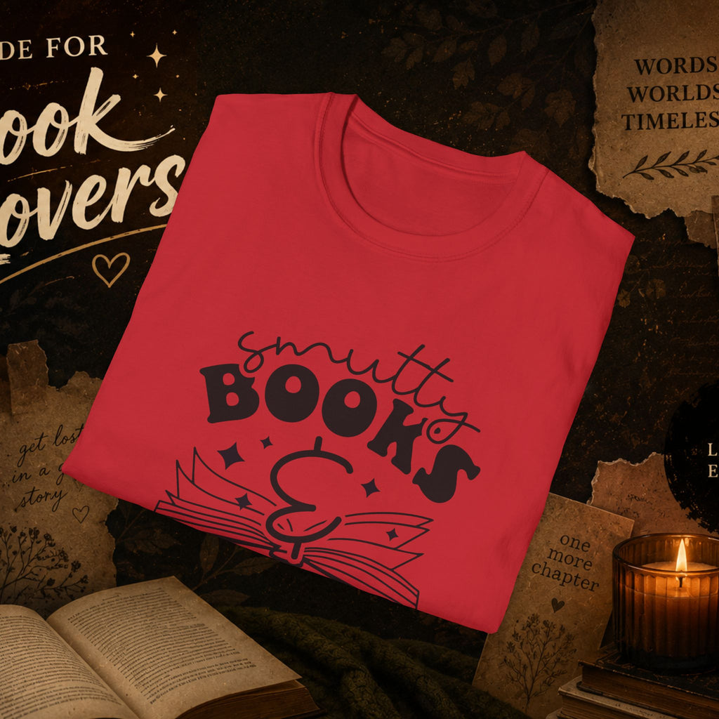 Books & Coffee Please T-Shirt — Funny Book Lover Tee for Readers and Coffee Fans