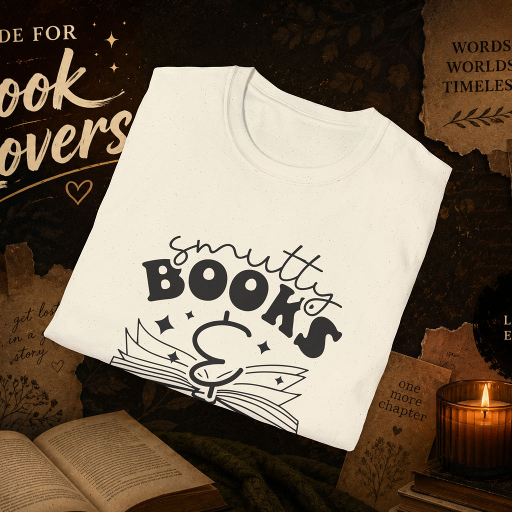 Books & Coffee Please T-Shirt — Funny Book Lover Tee for Readers and Coffee Fans