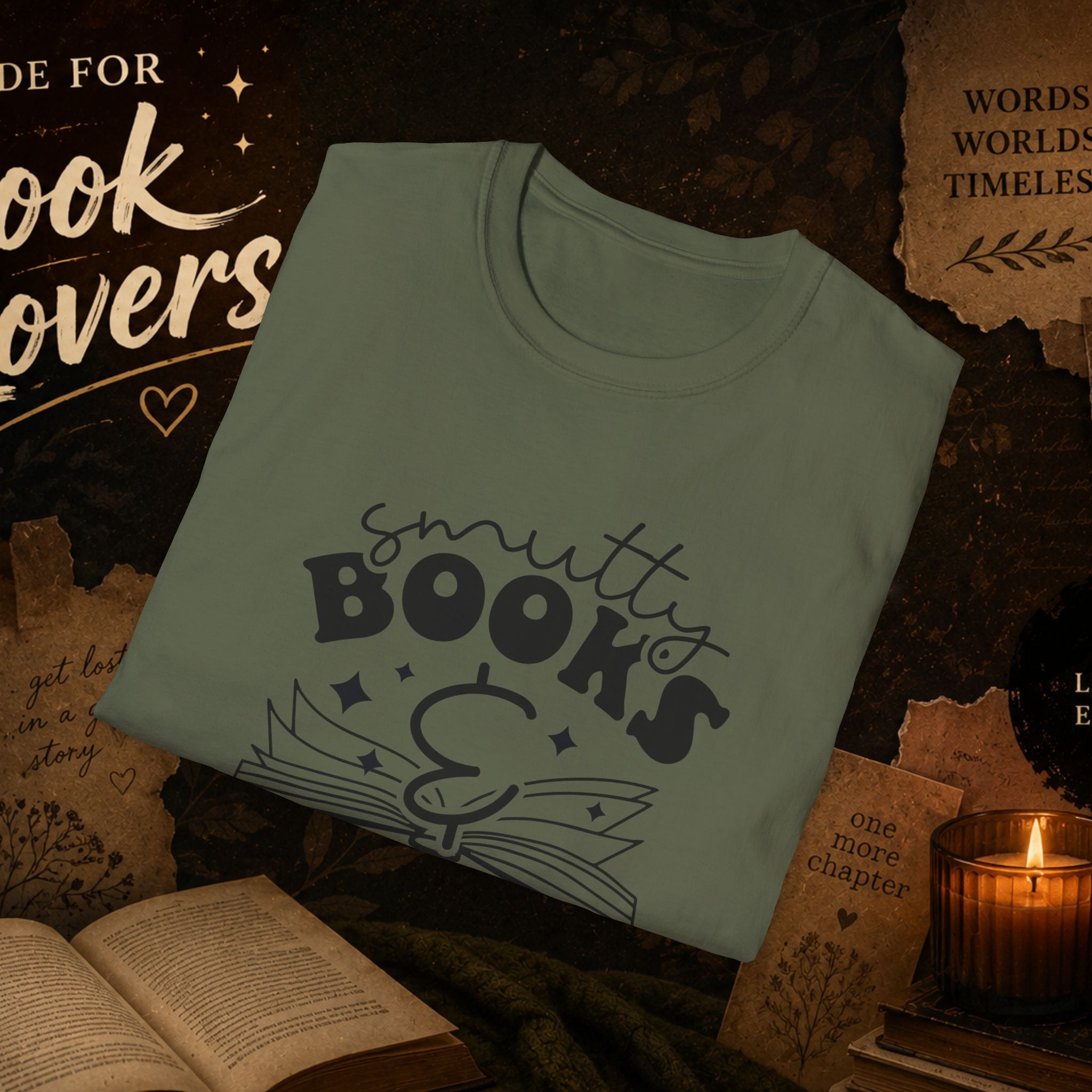 Books & Coffee Please T-Shirt — Funny Book Lover Tee for Readers and Coffee Fans